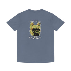 BOSSDOG LYFE™ "GONNA SEND IT FOR DA BISCUIT" Unisex Faded Shirt